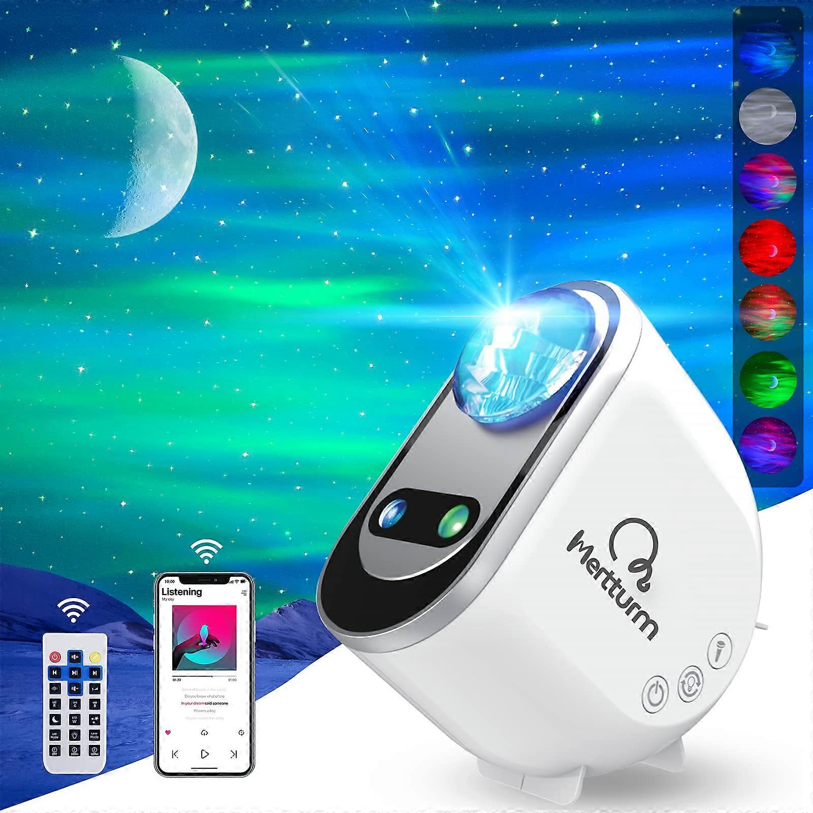 Bluetooth Starlight Projector Moon Projection + Speaker Room Decoration Gift