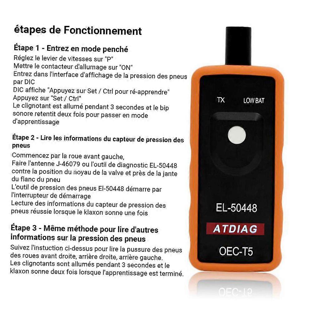 Tire Pressure Monitor Sensor Activation Tool EL-50448 OEC-T5