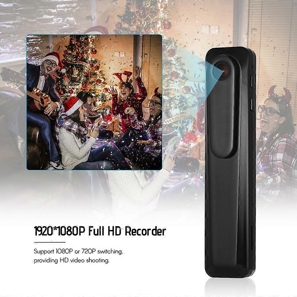 Mini Camera Pocket Cam Wearable Video Recorder Camcorder Support HD 1080P/720P Loop Shooting Photo Taking for Lectures Classes Meetings Interviews