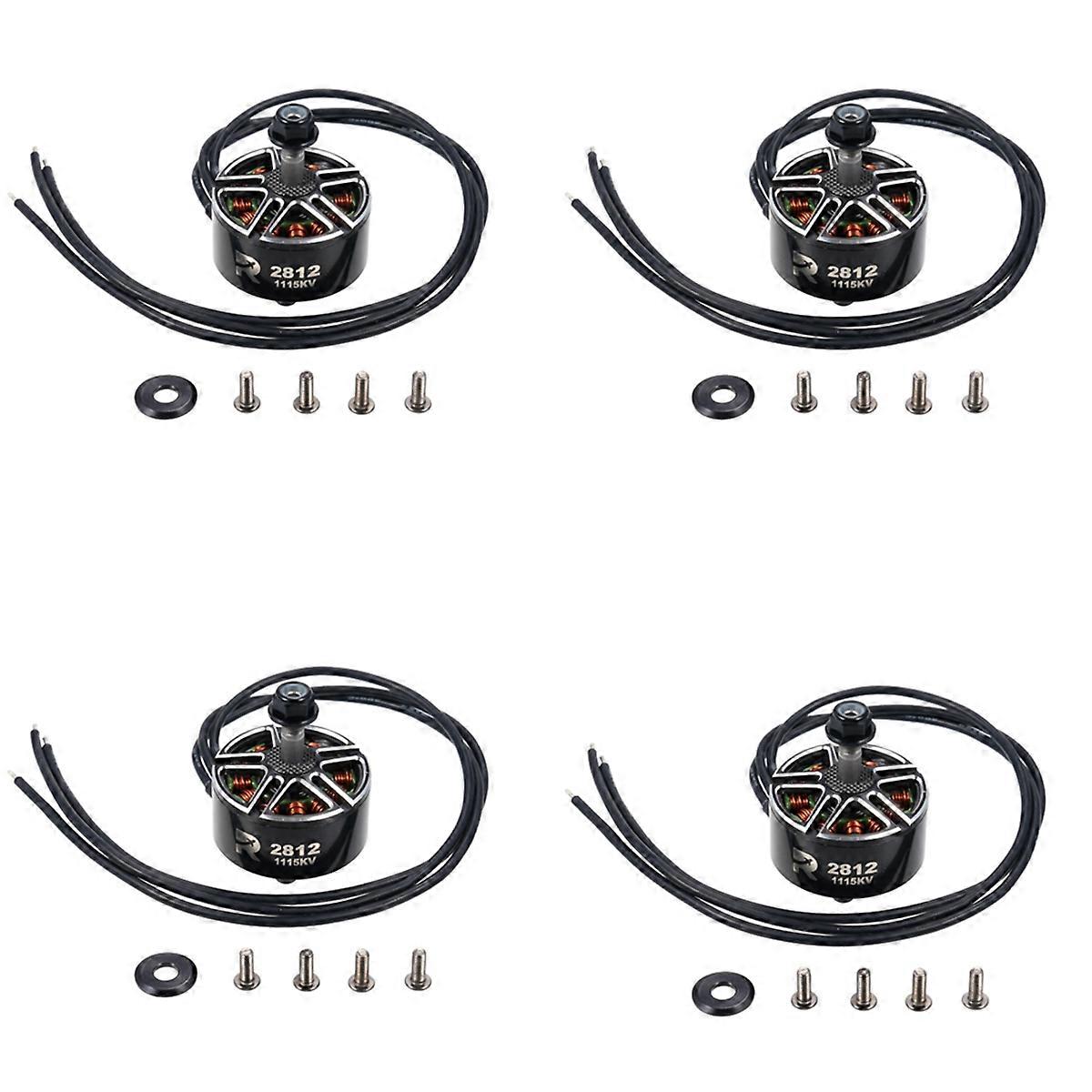 4PCS 2812 1115KV Brushless Motor for 7inch FPV Racing Quadcopters FPV Mark4 Compatible with 3-6S Bat