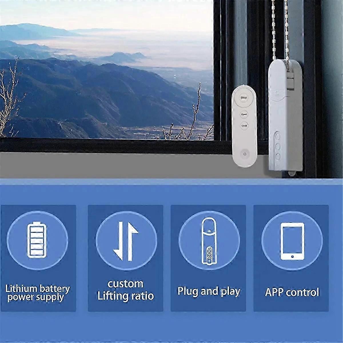 Tuya スマート Wi-Fi 制御ブラインド モーター 自動電動ローラー シャッター用 - アプリベースのカーテン コントロール