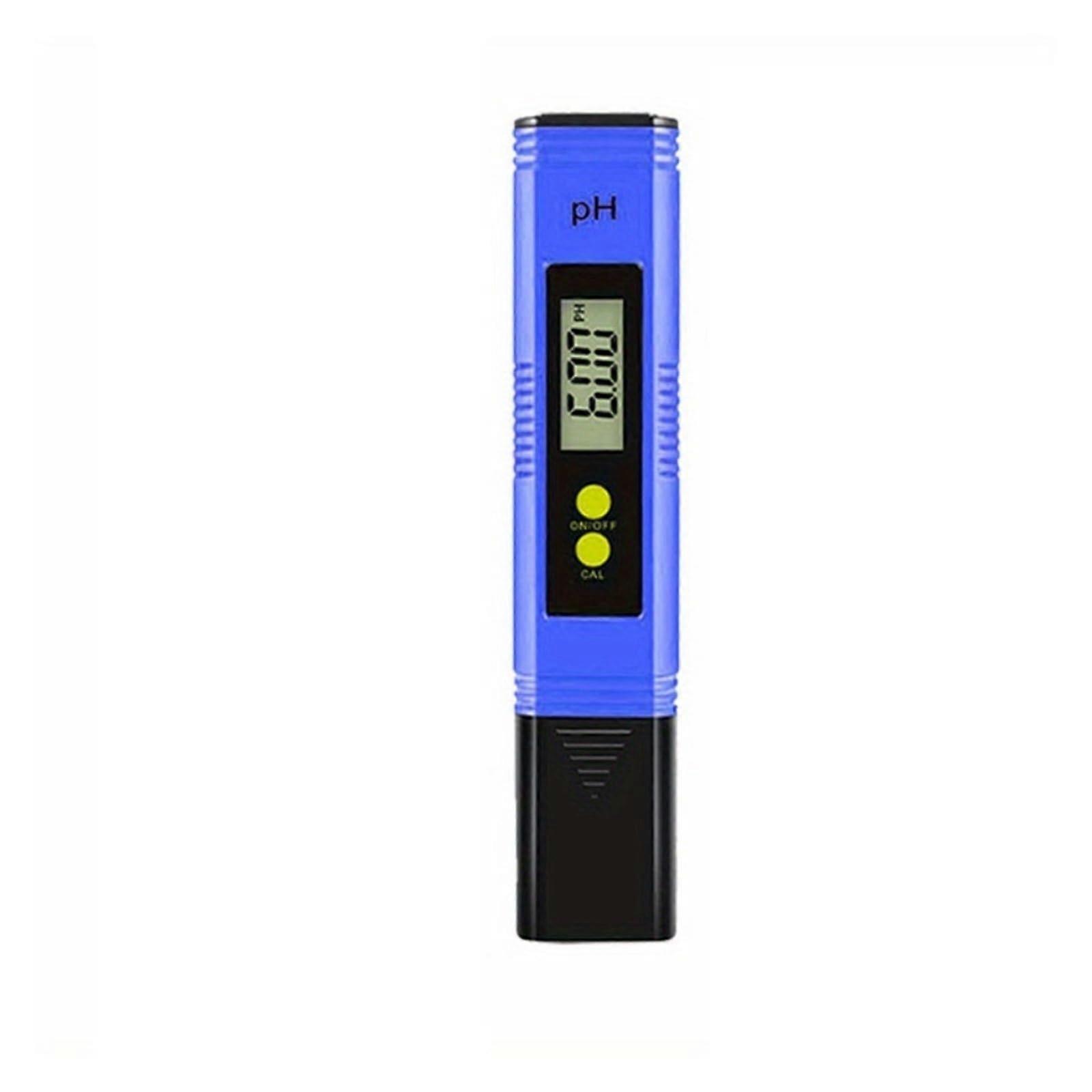 Water Tester, Blue PH Measuring Instrument 0.01 Precision for Water Quality Tester Measuring