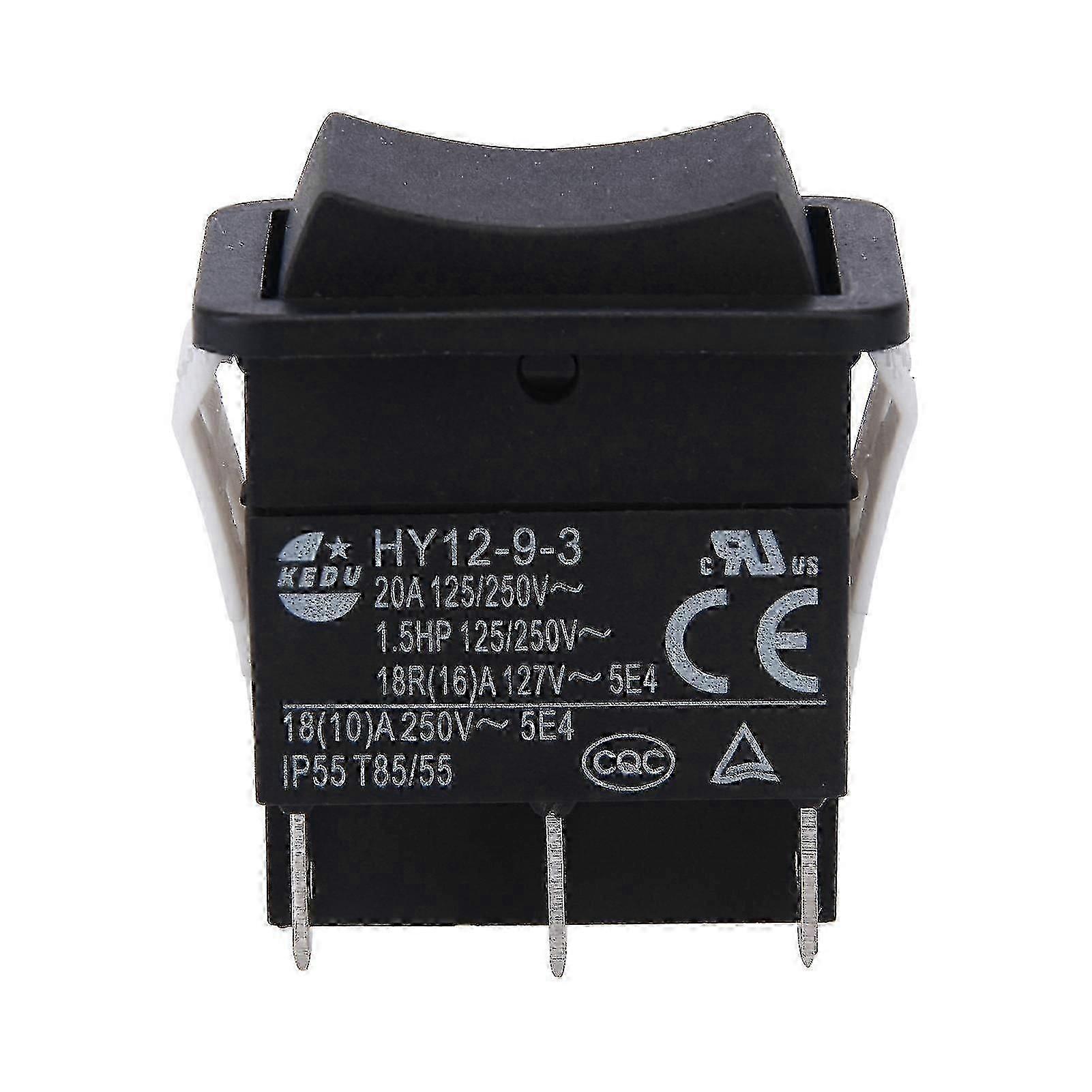 Interrupteur à bascule durable HY12-9-3 ABS industriel