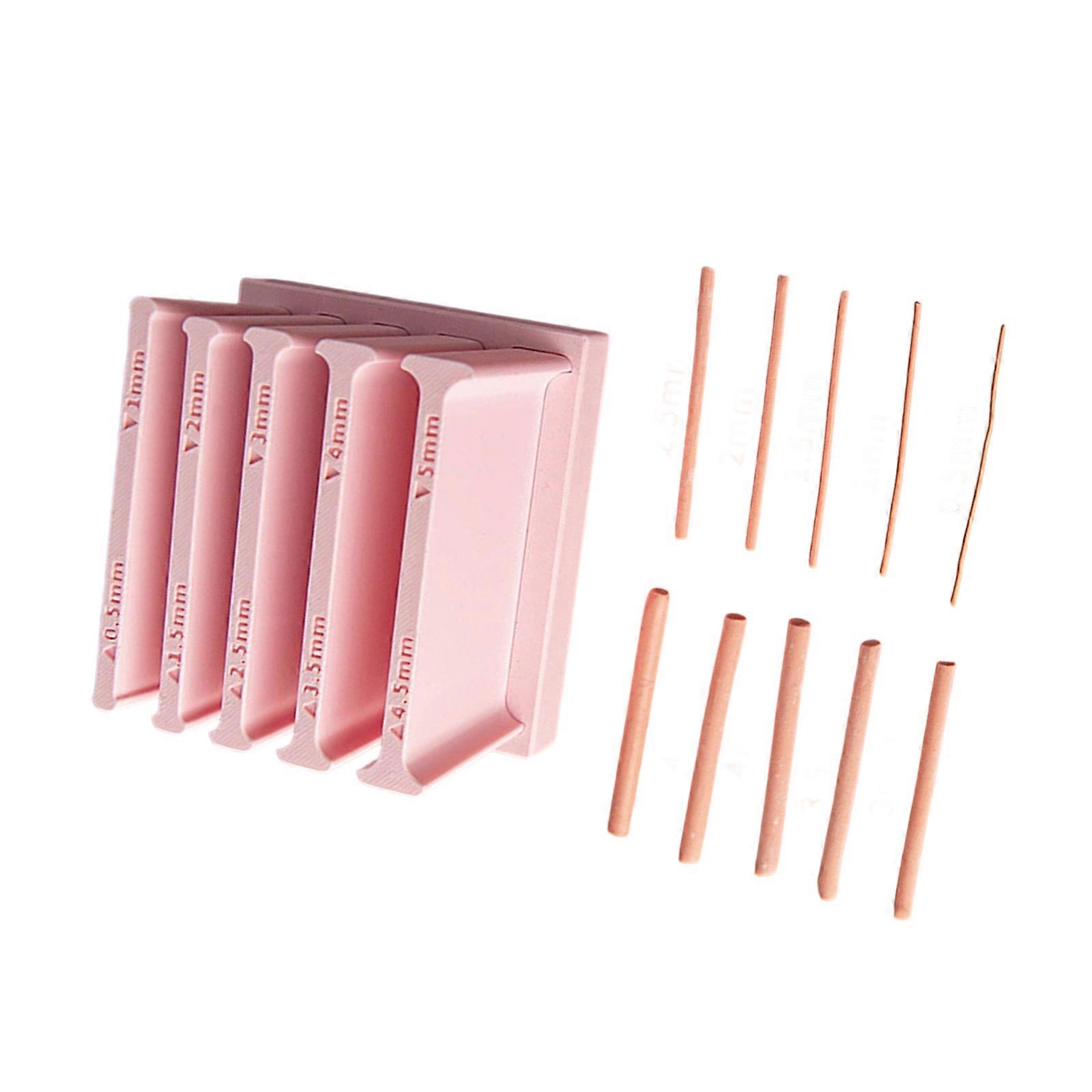 Professional Grade Clay Bar Extruder Adjustable Depth Design For Sculpting Beads Charm And Custom Handmade Craft Items Pink