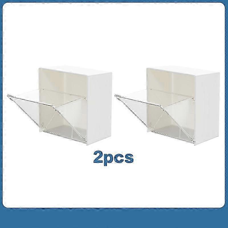 Lipstick storage dispenser transparent no drilling wall mounted