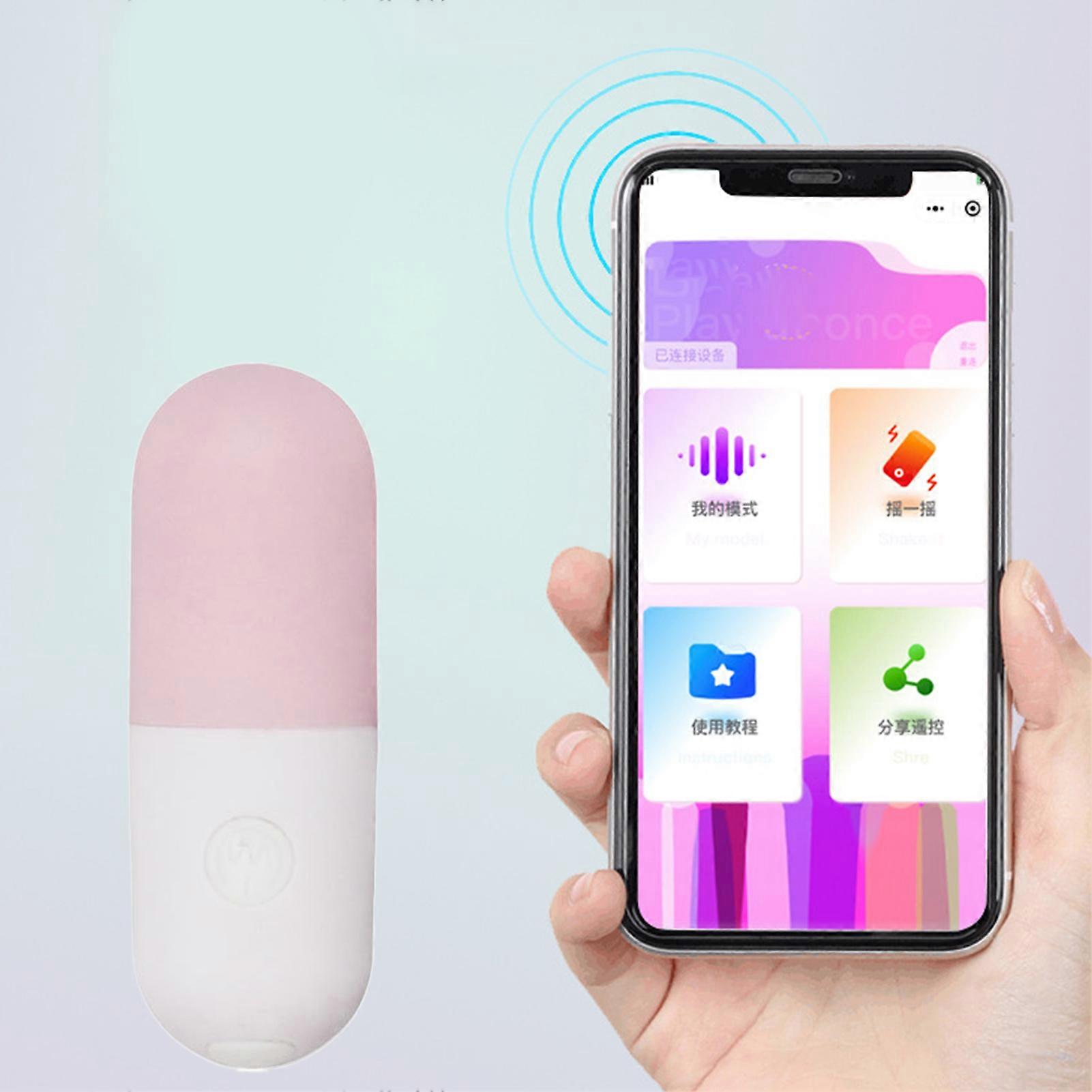 Mini Rechargeable Waterproof Vagina Vibrating Egg, Pink, Multi Modes