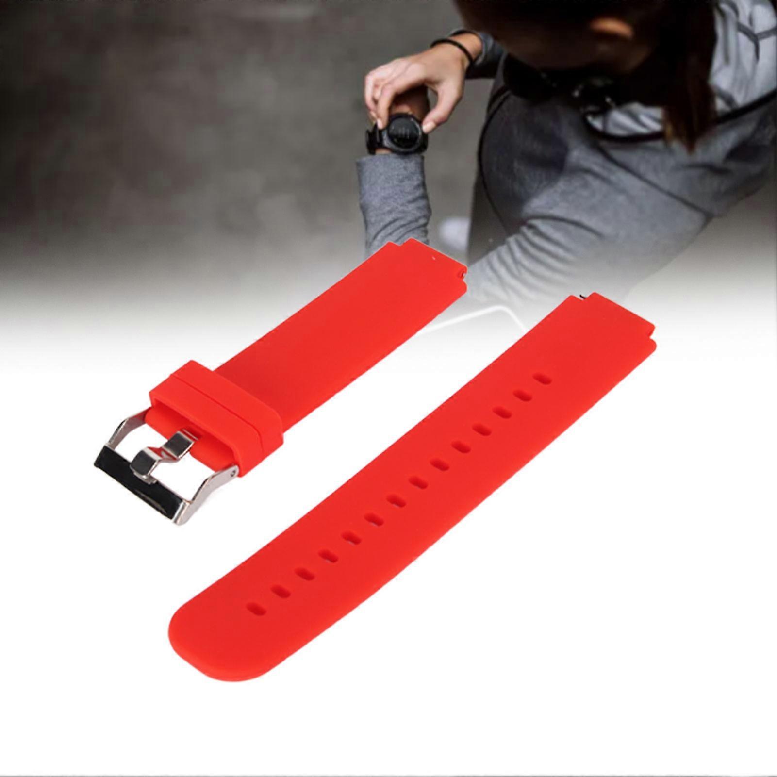 Soft Silicone Replacement Watchband Strap for Watch 2 A1807 Verge 2 Red