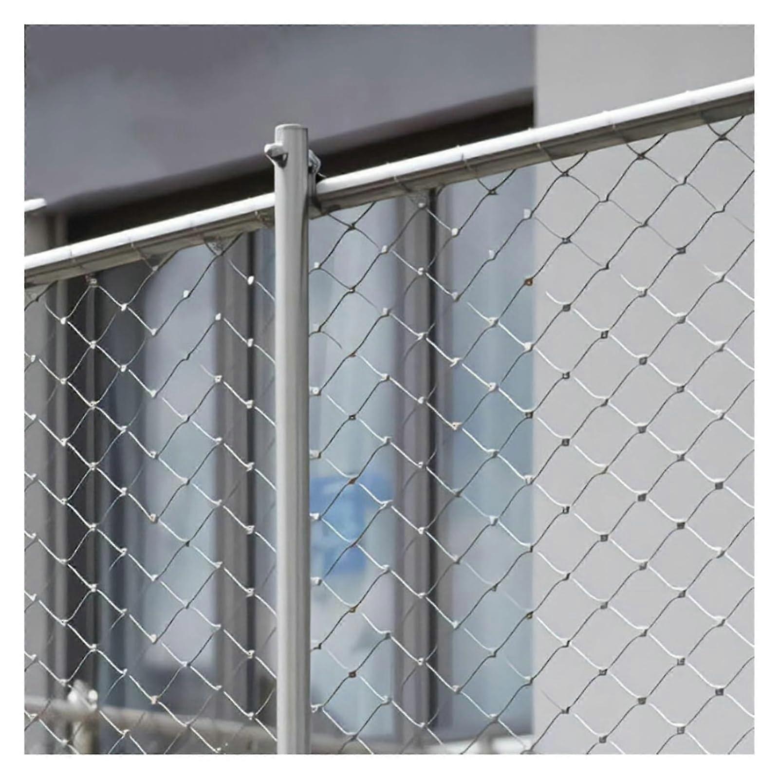 Stainless Steel Rope Mesh Guardrail Net, Durable Balcony Safety Net, Garden Fence, 2mm Wire, 10cm Openings, 1.2x10m