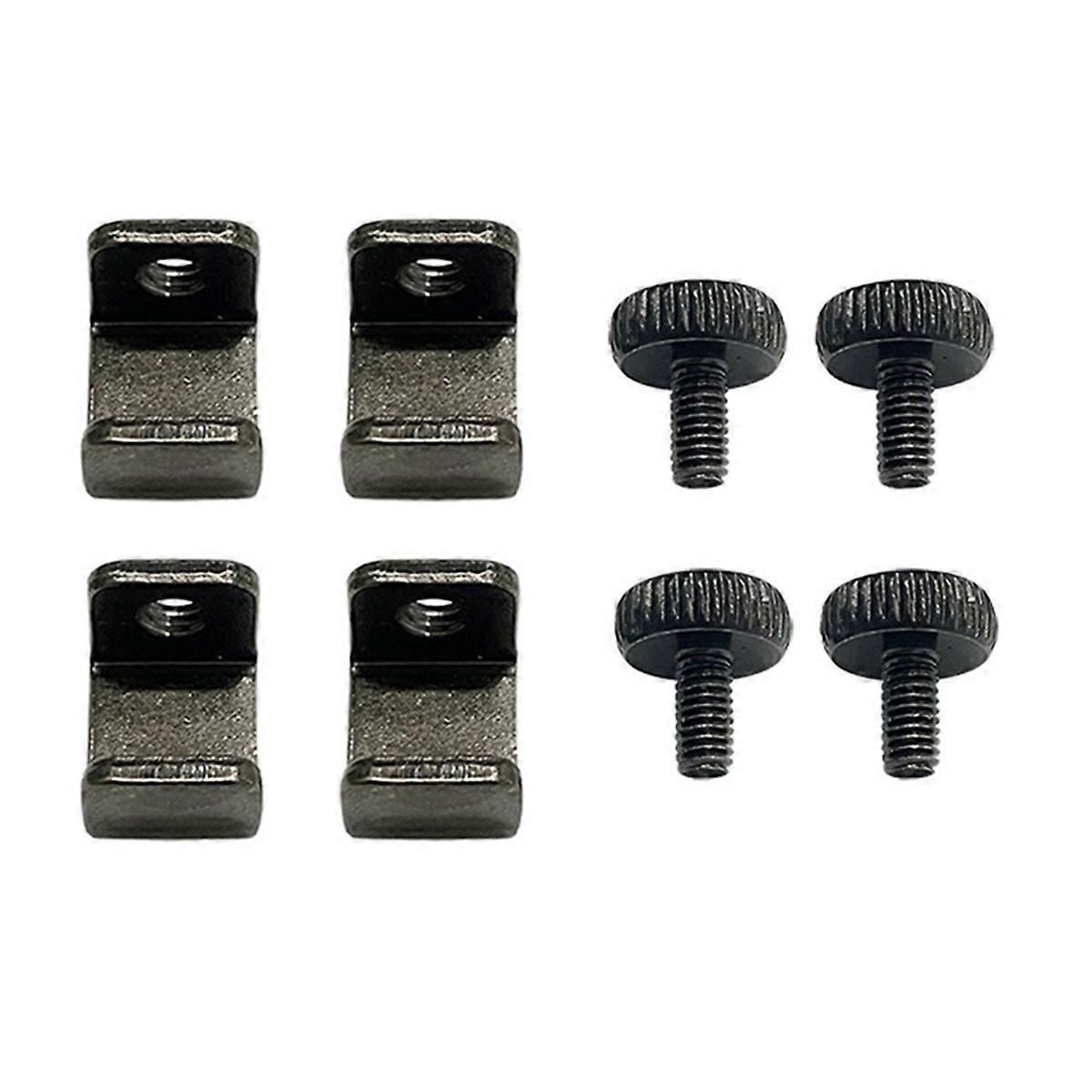 4pcs Fixing Clips for Ender3 CR10 3D Printer Hot Bed, for Lattice Glass Platform, Essential Printer Accessories A