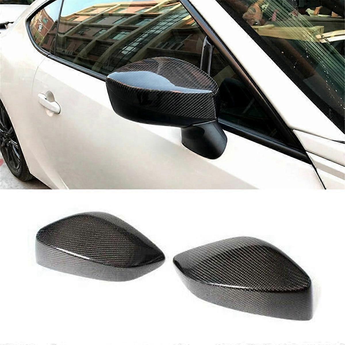 For GT86 BRZ FR-S2 2013-2020 Real Carbon Fiber Rearview Mirror Cover Add on