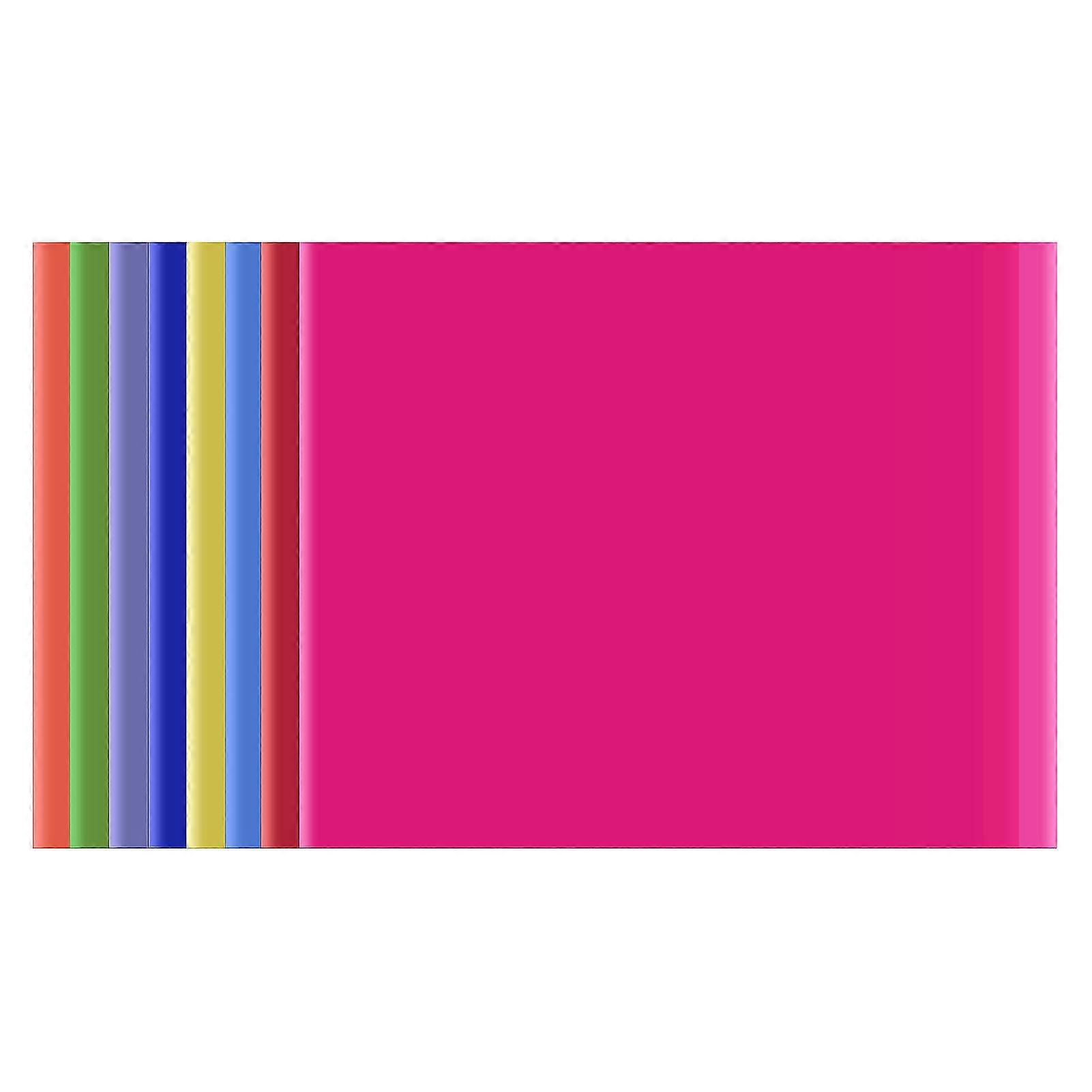 2025 8 Colors/set Pet Transparent Gel Lighting Filter