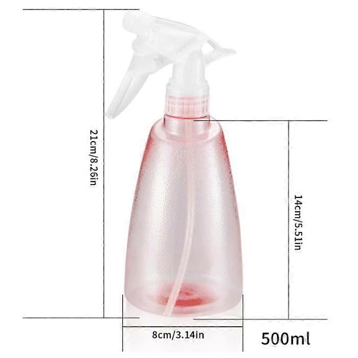 3 Pieces Empty Spray Bottles 500ML, Plastic Spray Bottles, Empty Spray Bottle, Empty Pump Bottle for Household