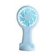 For Portable Mini Handheld Fan Usb Rechargeable Fan Blue
