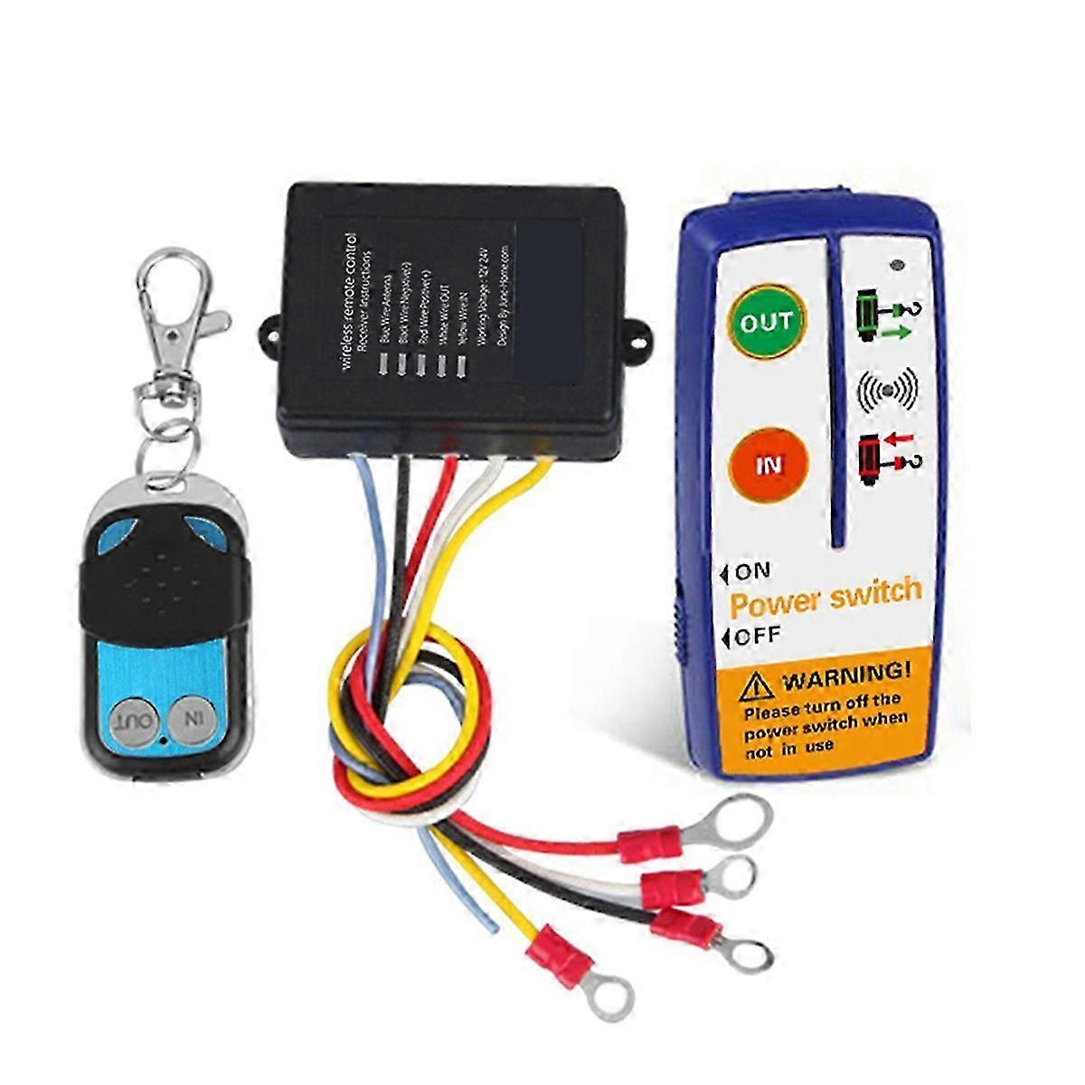 Versatile Wireless Winch Remote Control Kit for ATVs, SUVs & Trucks: Universal Electric Winch Remote Control Kit
