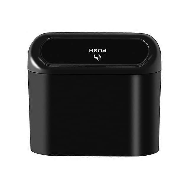 Car Trash Can With Lid For Suzuki Jimny SX4 SCross SCross Swift Vitara Ignis Hanging Garbage Can Waterproof Odorless Black