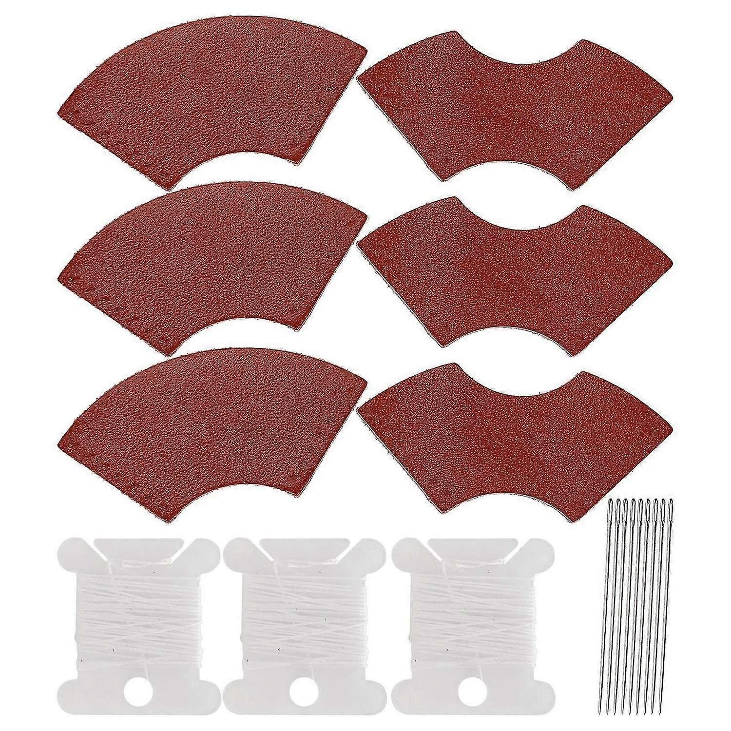 2025 Latest Model 6pcs Cattle Leather Bookmarks Handmade Page Corners