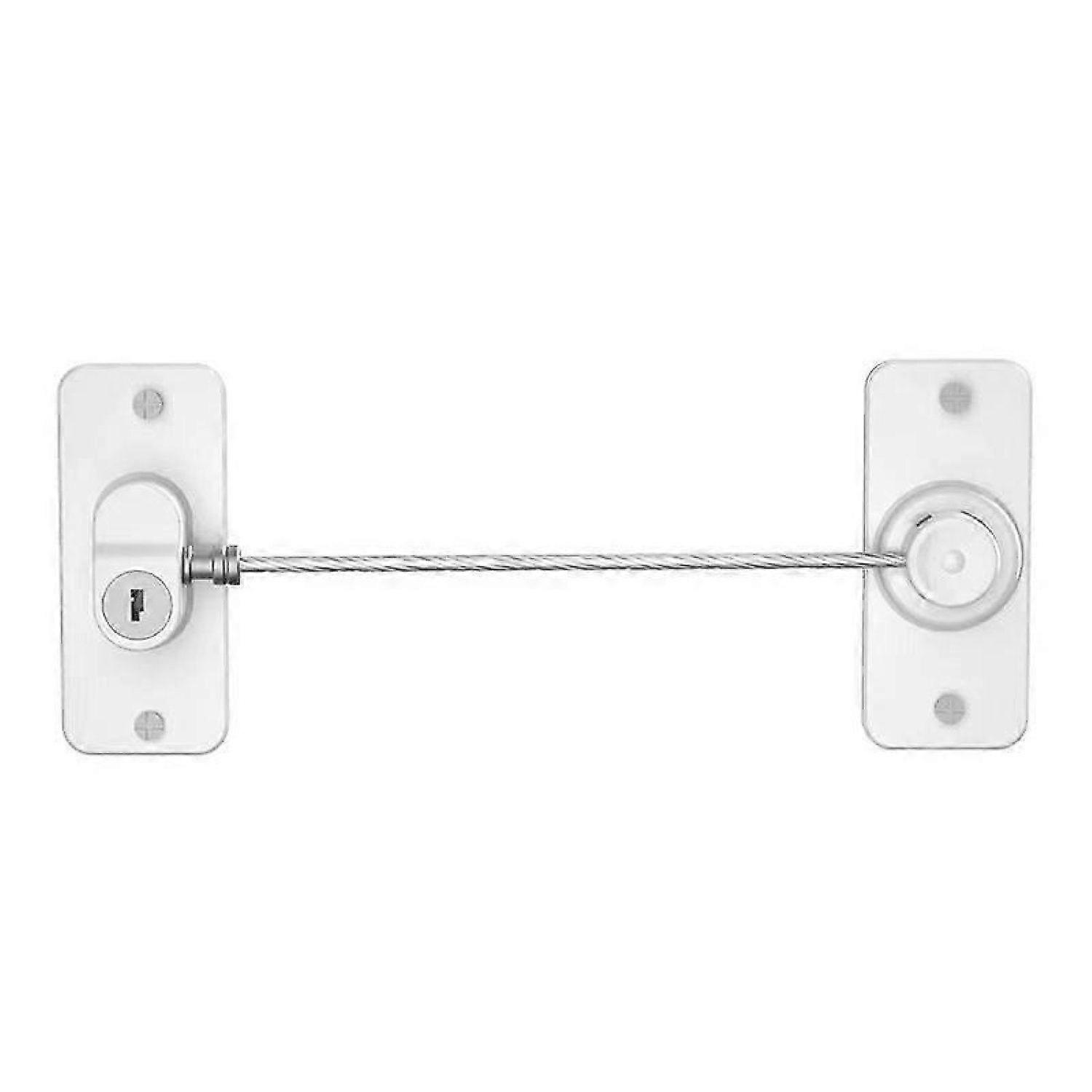 Pack Child Safety Cabinet Window Locks with Strong Adhesive or Screw Mounting, Suitable for Windows, Refrigerator, Wardrobe, Drawer, Washer, Cupboard
