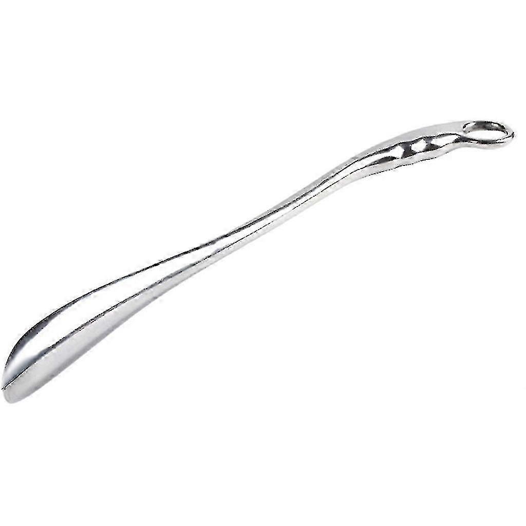 2025 Long Metal Shoe Horn Solid For Shoes Boots All Size Feet with Loop Handle
