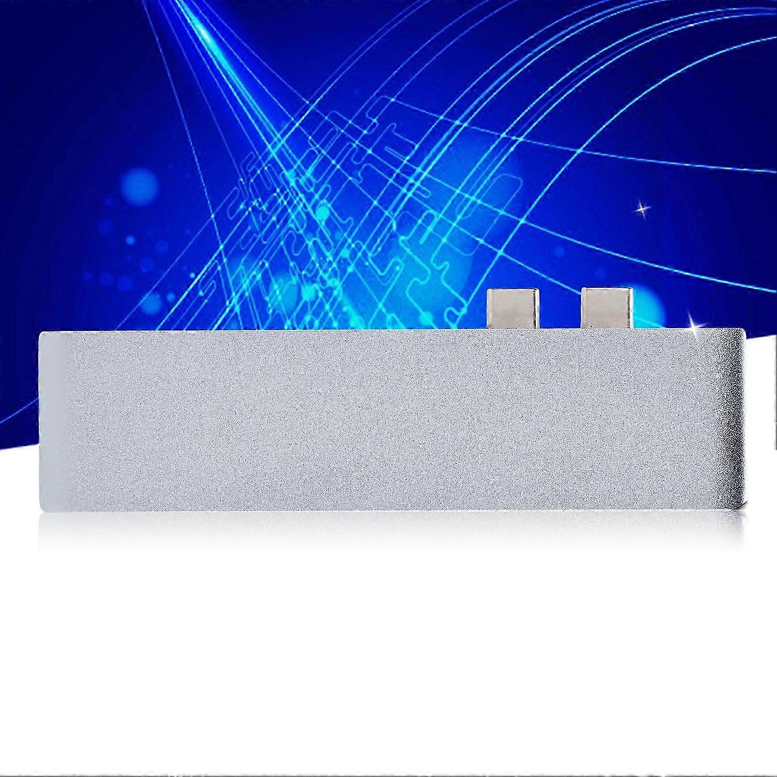 2025 Docking Station 7 in 2 Silver Mini USB 3.1 Multiport Docking Station Hub for Macbook