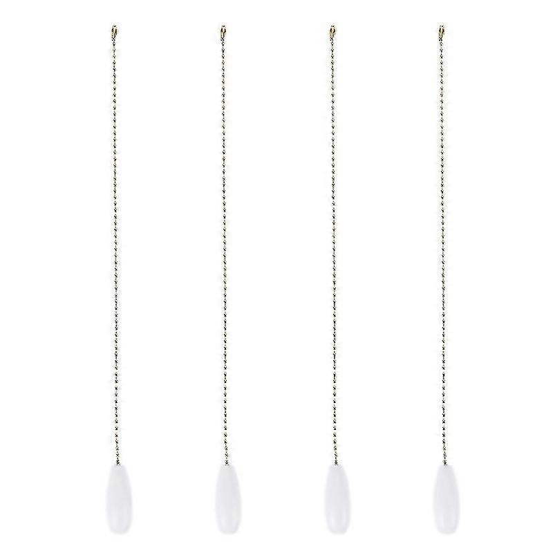 For 4 Pieces Ceiling Fan Chain Pulls Wooden Pull Chain Extension Pull Chain For Ceiling Light Lamp F