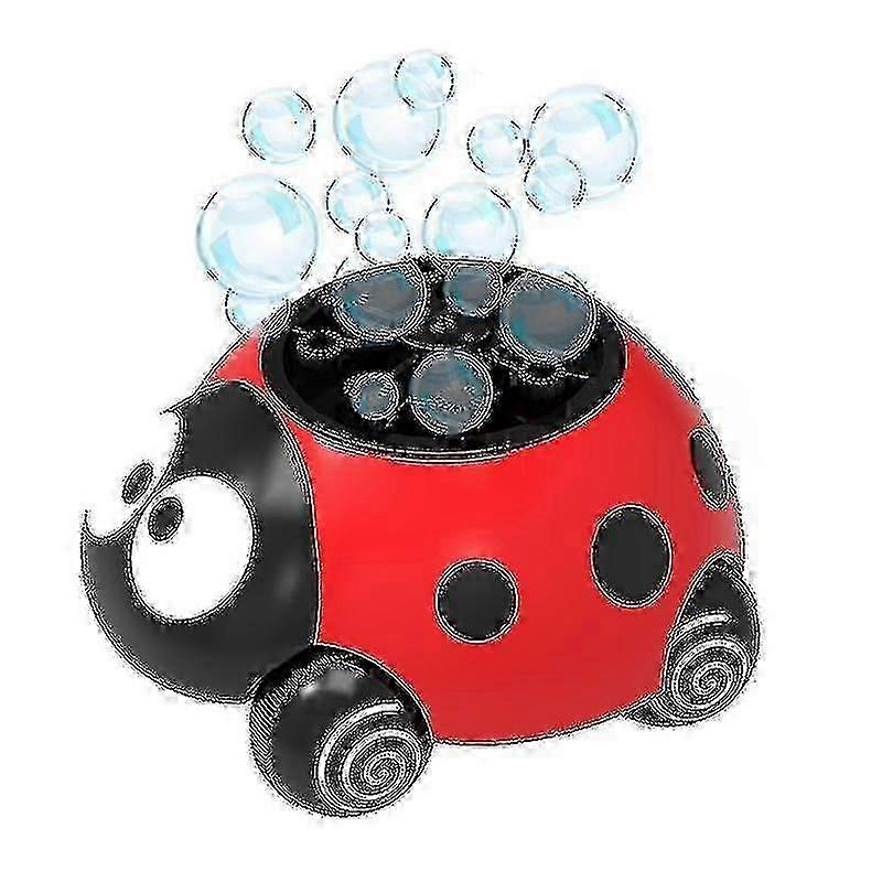 Ladybug Bubble Machine (red) 3000+ Bubble Per Minute Banmo