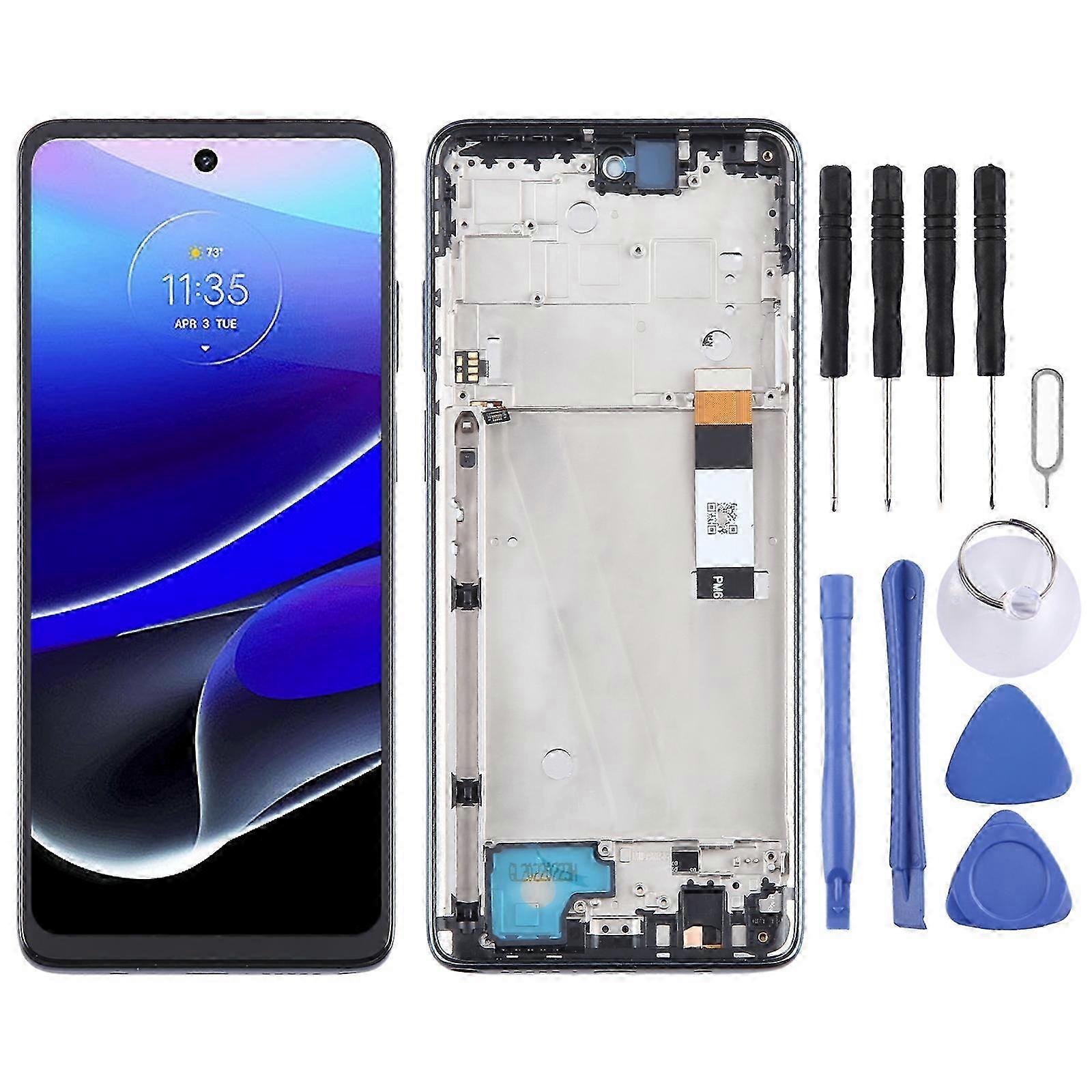 For Motorola Moto G Stylus 5G 2022 OEM LCD Screen Digitizer Full Assembly with Frame (Blue) 2025