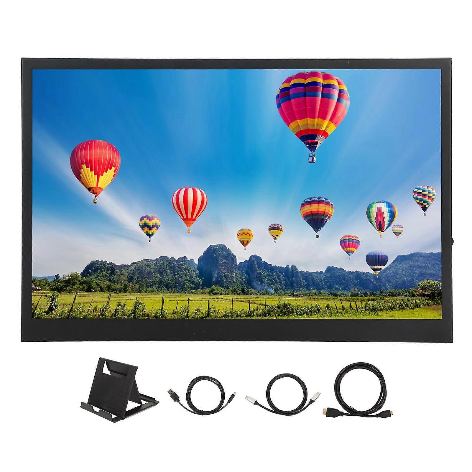 Moniteur portable 17 pouces 1440 x 900, angle de vision de 178 degrés, Plug and Play, pour PC, téléphone, PS3, RPi