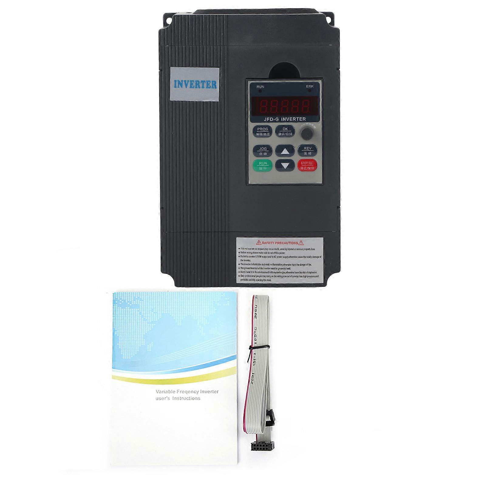 Variateur de fréquence VFD AC 220 V, variateur de vitesse monophasé (0,75 kW)