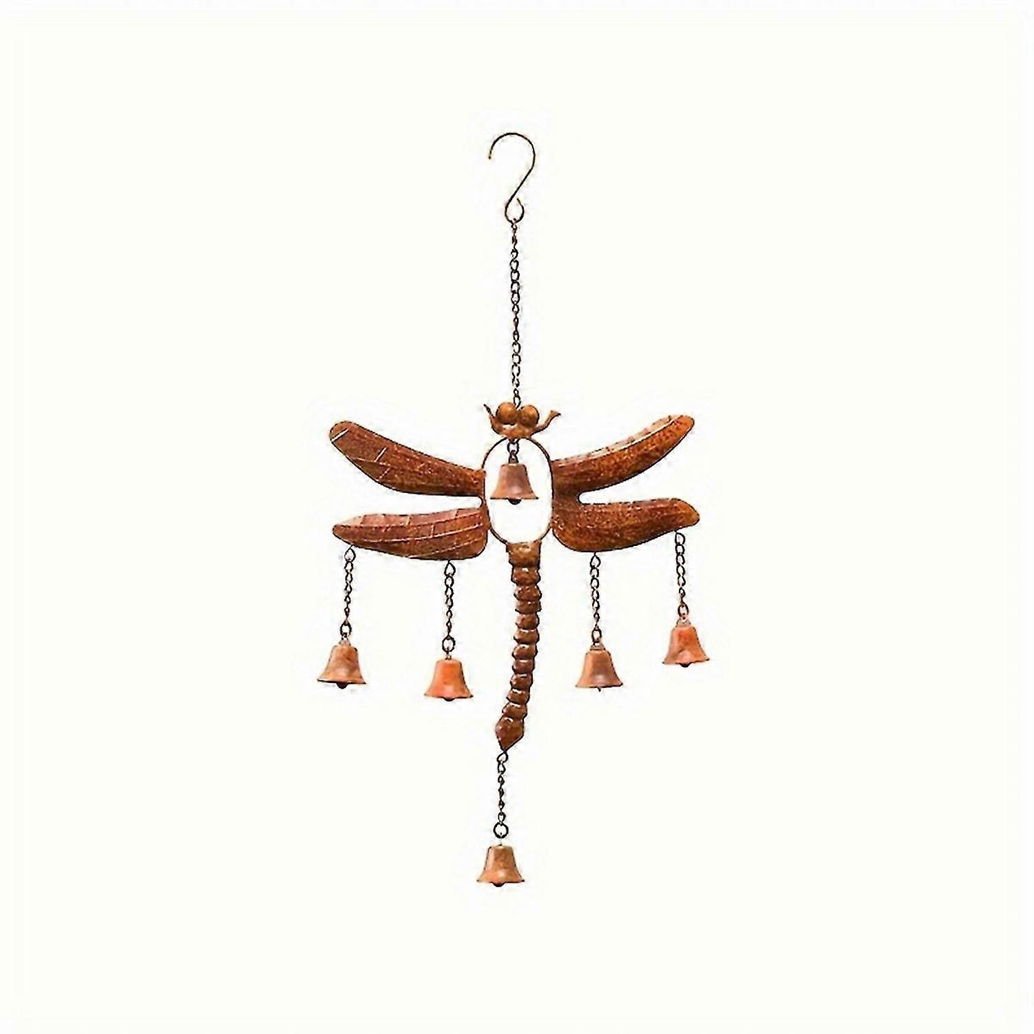 Dragonfly Wind Chime Colorful Dragonfly Shaped Hanging Ornaments
