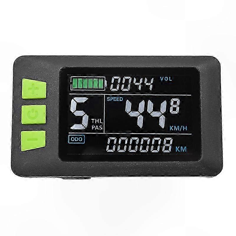 Colorful LCD Speedometer Dashboard for E-Bike & Scooter, 24V-60V System Compatibility