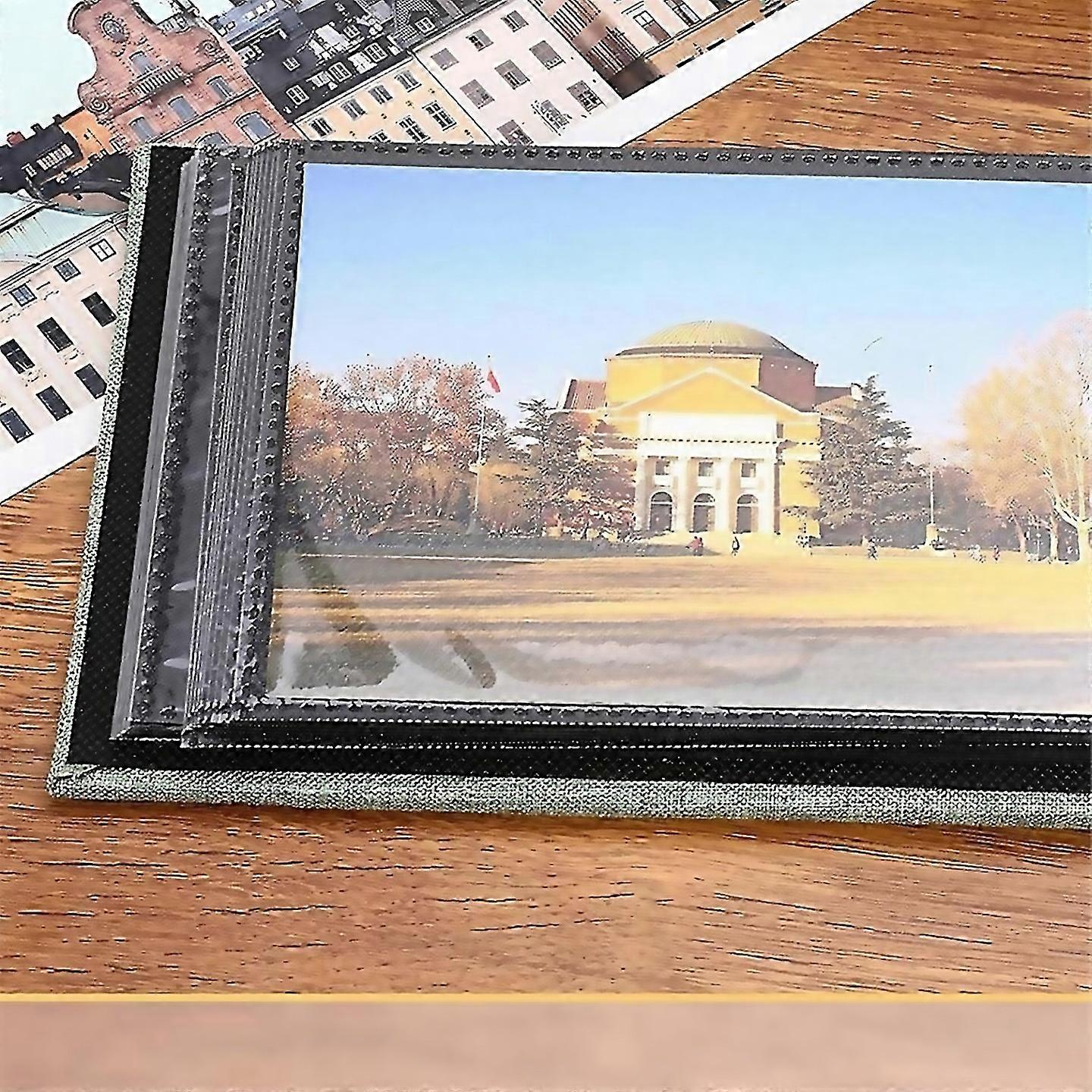 Pour 2 Paquet de petits Albums Photo 200 Photos Mini Flip Album Livre Photo Gris