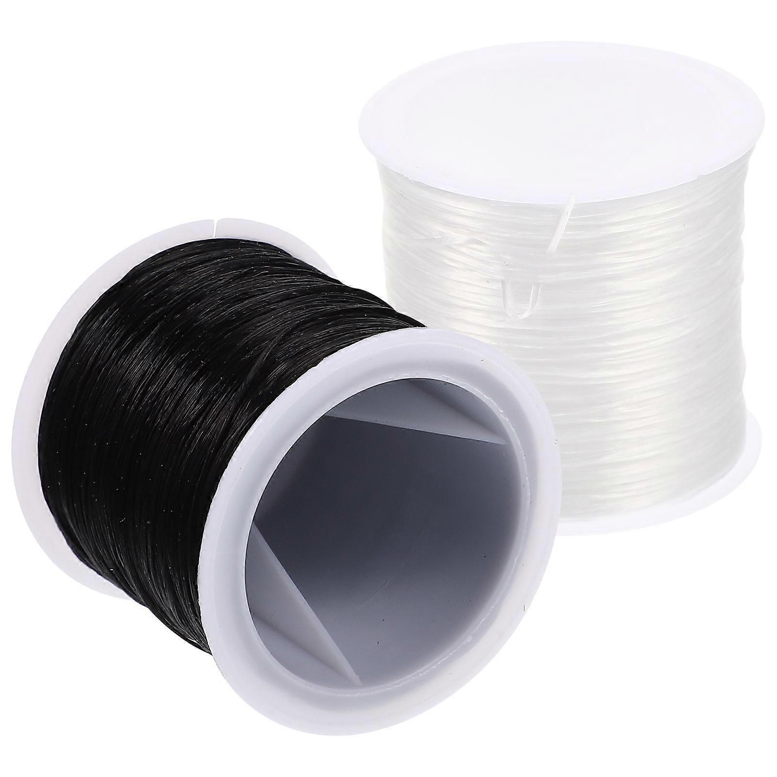 Elastic String Stretchy String for Jewelry Making 20 Rolls Assorted Color