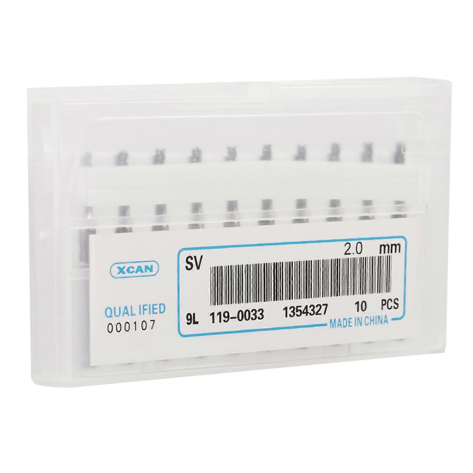 10pcs 2mm Cemented Carbide End Mill Engraving Bits Carving Drill SMT/CNC/PCB Cutter