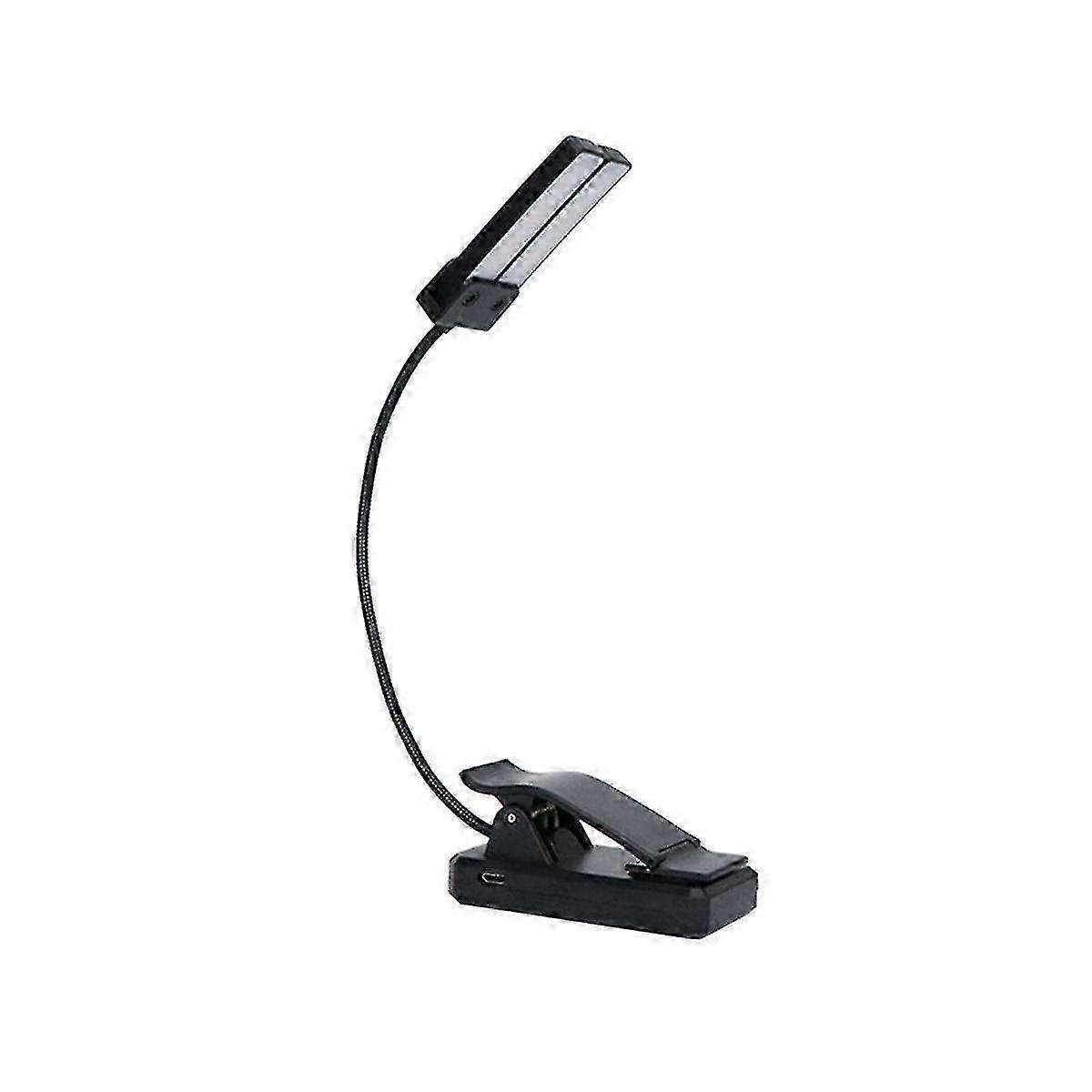 Double-Headed Rechargeable Clip-On Light for Music Stands, Lightweight