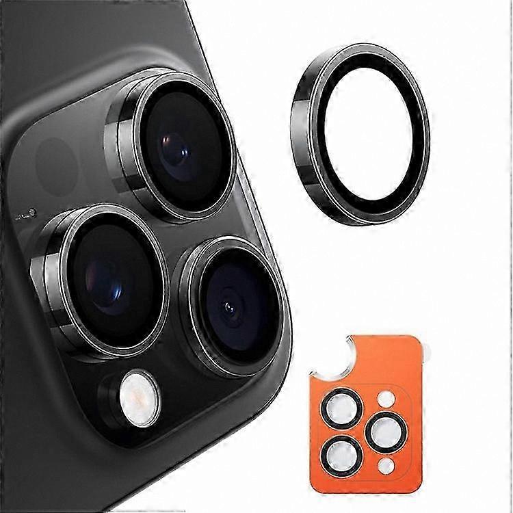 Clear Camera Lens Protector for  15 Pro / 15 Pro Max Tempered Glass Lens Film Set