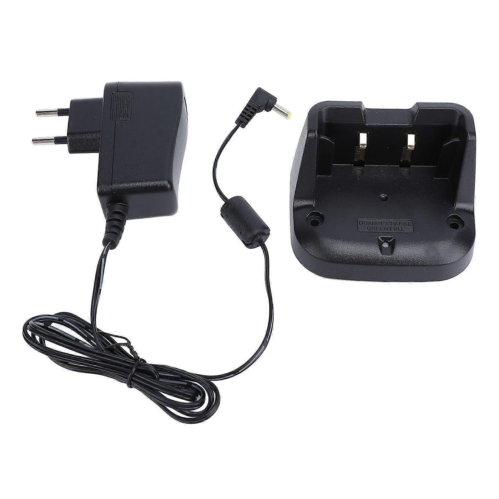 2 Way Radio Charger Sturdy Efficient Use Desktop Battery Charger Base for FT70DR FT70 FT70D EU Plug 100 to 240V