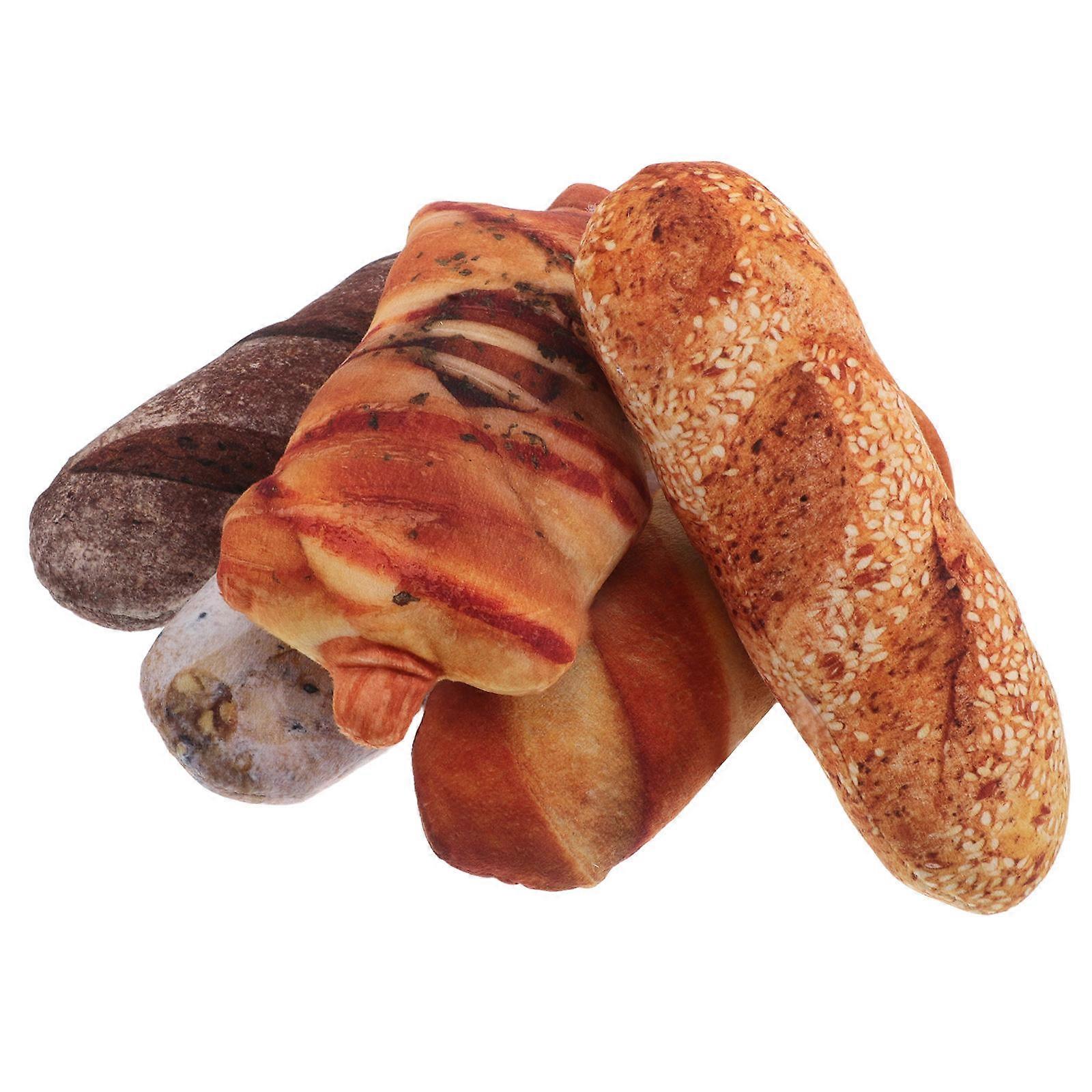 Realistic Bread Pillow Bread Plush for Comfortable Home Decor 25Pcs