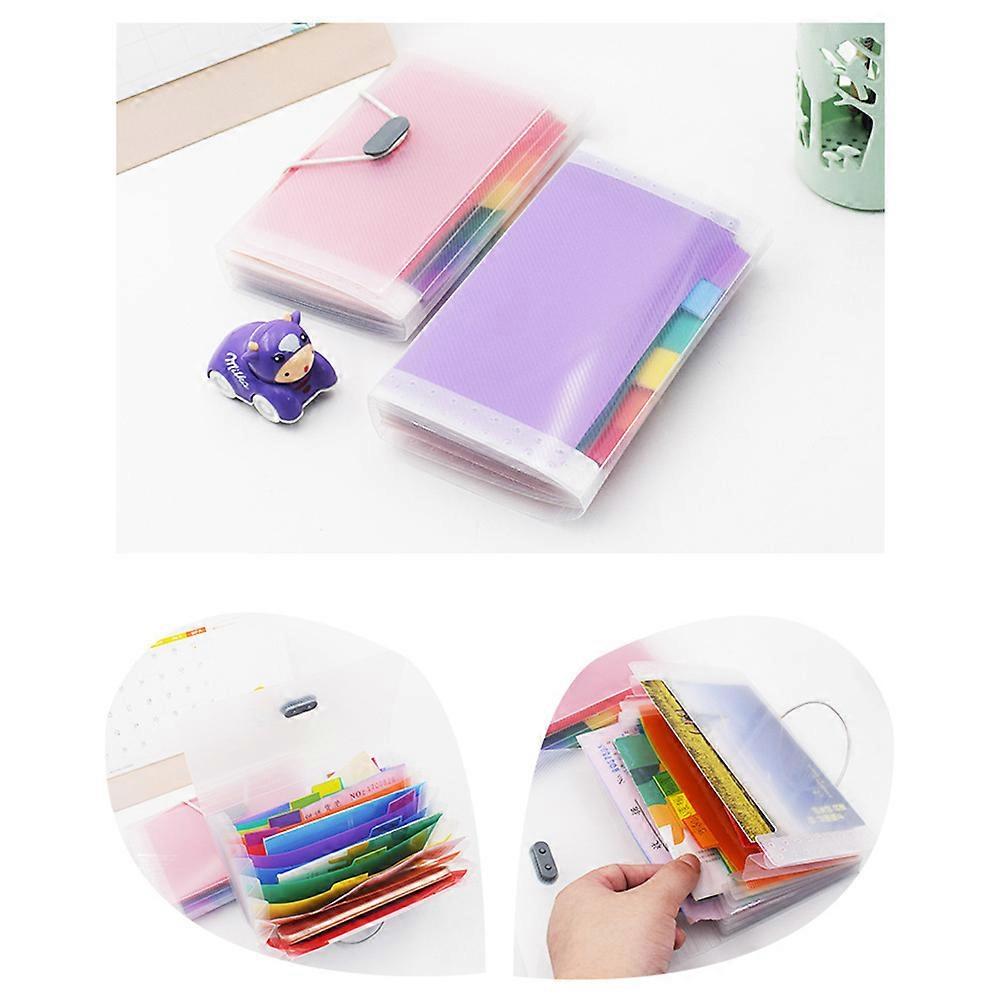Document Holder File Folder for Organized Storage 5Pcs Assorted Color