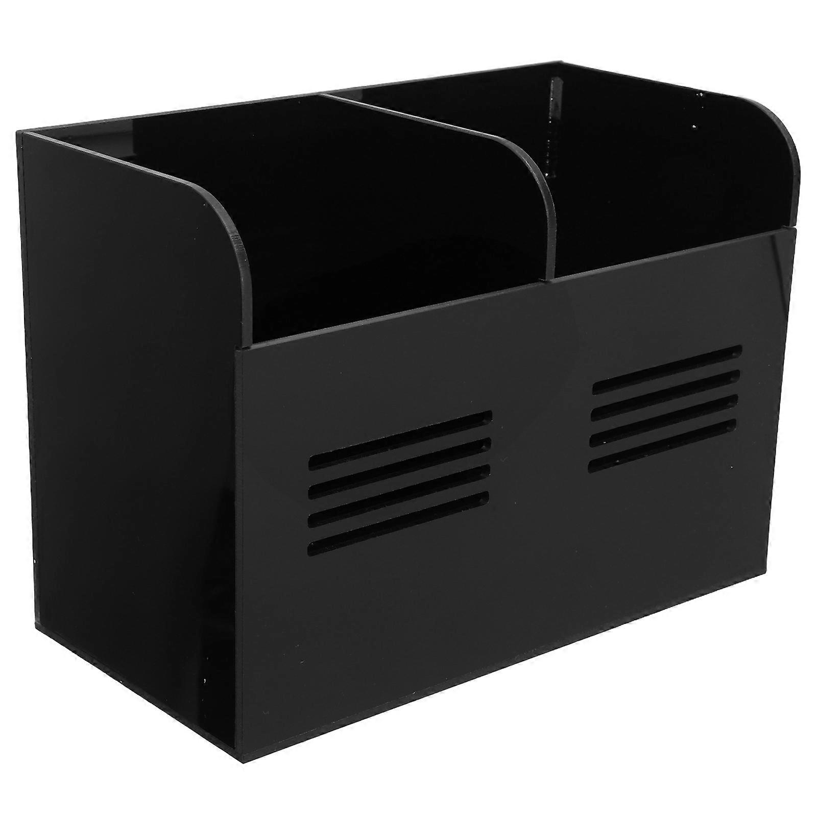 Drinking Straw Dispenser Acrylic Straw Holder Organizer for Kitchen Counter 2Pcs