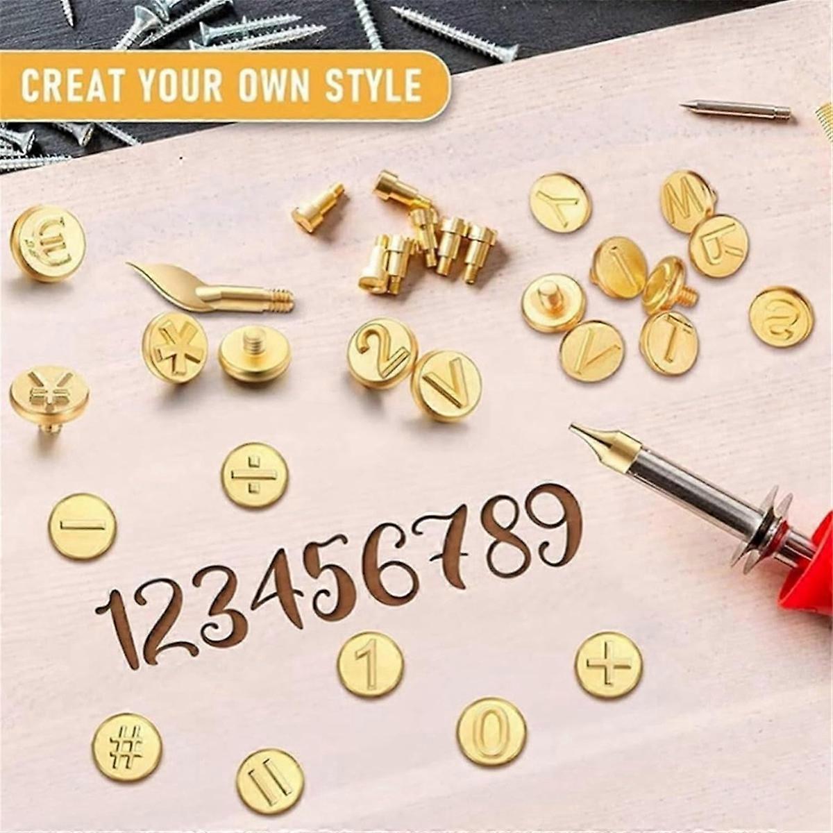DIY Wood Burning/Carving Set, DIY Wood/Leather Burning Set,US Plug
