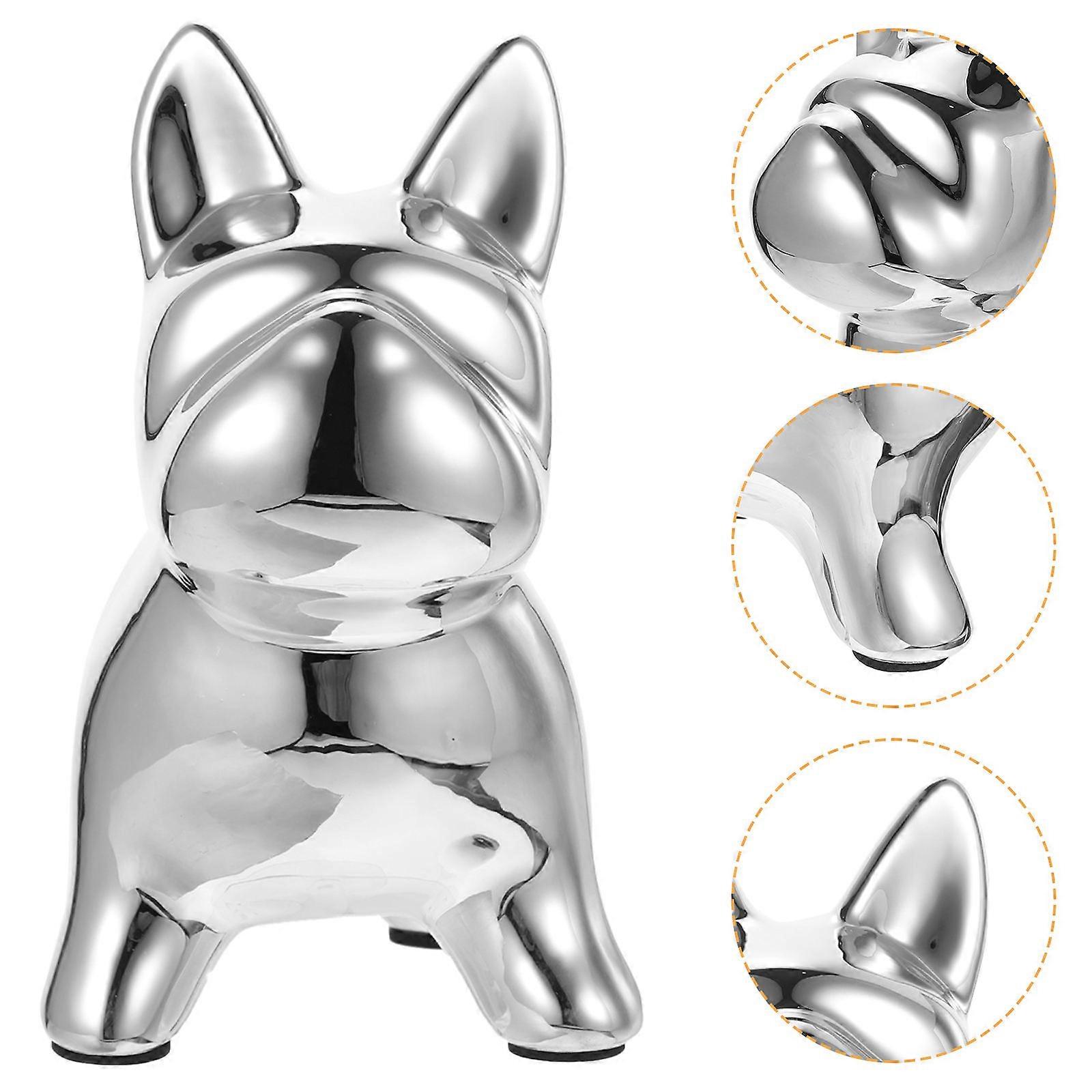 Dog Shape Piggy Bank for Storage 4Pcs Nordic Style Household Decoration
