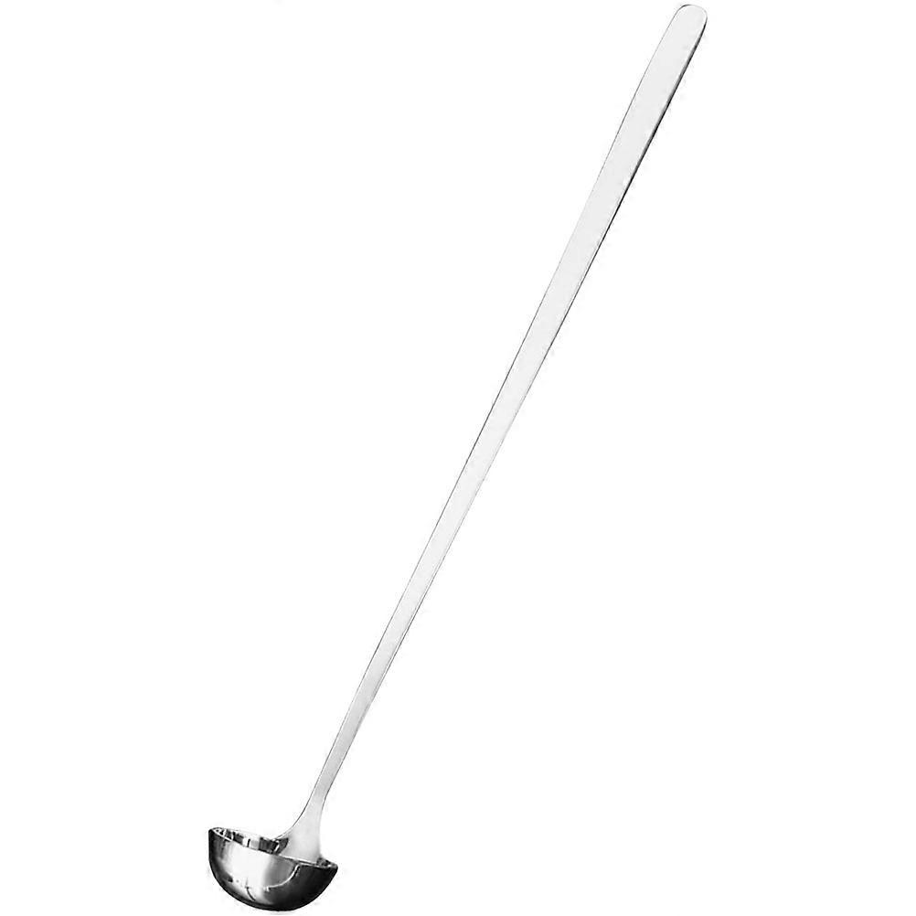 Stainless Steel Cooking Spoon Ergonomic Design For Canteens And Restaurants Fetching Soup Long Handle 1Pcs