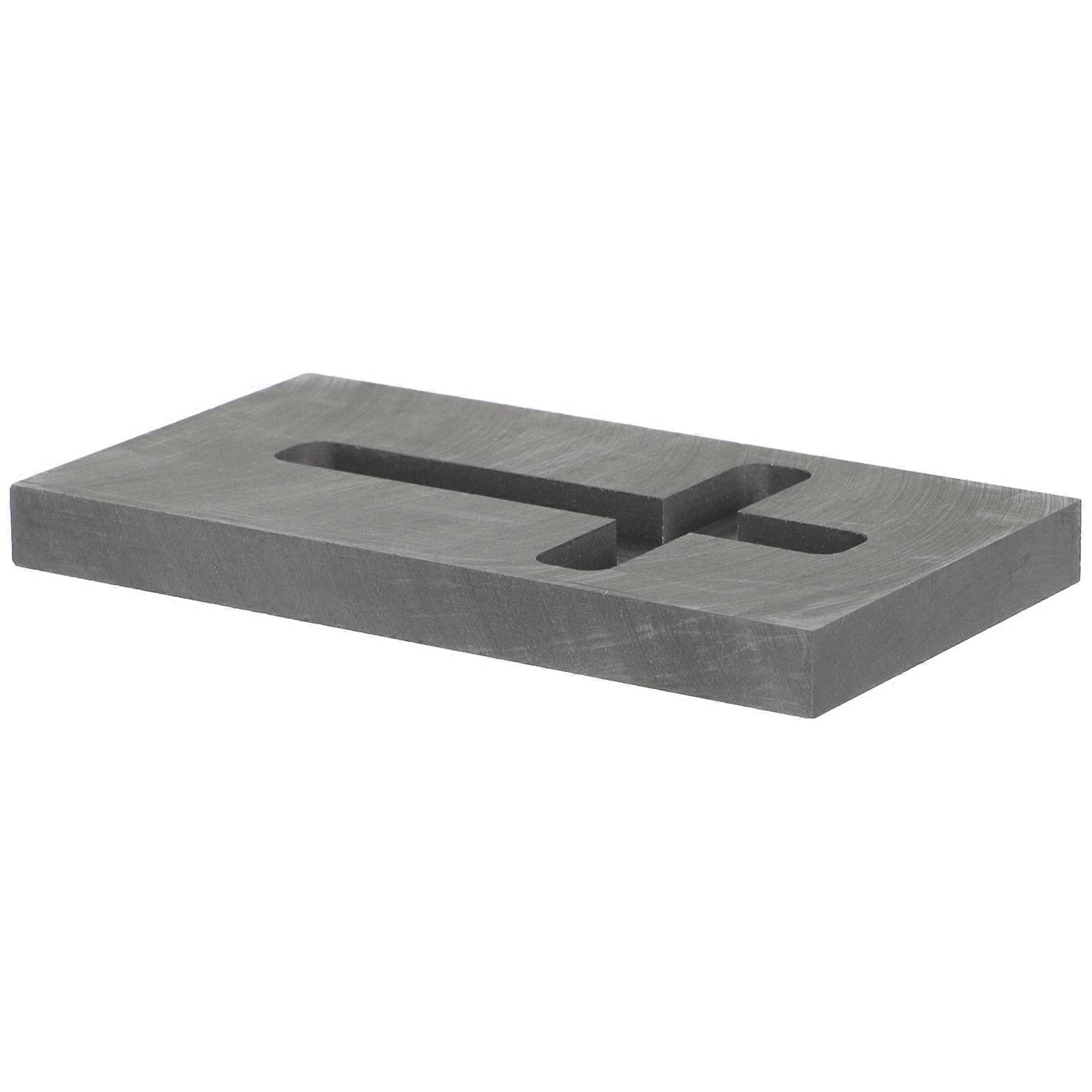 Silver Ingot Graphite Mold for Casting Melting Metal 3Pcs Cross Shape