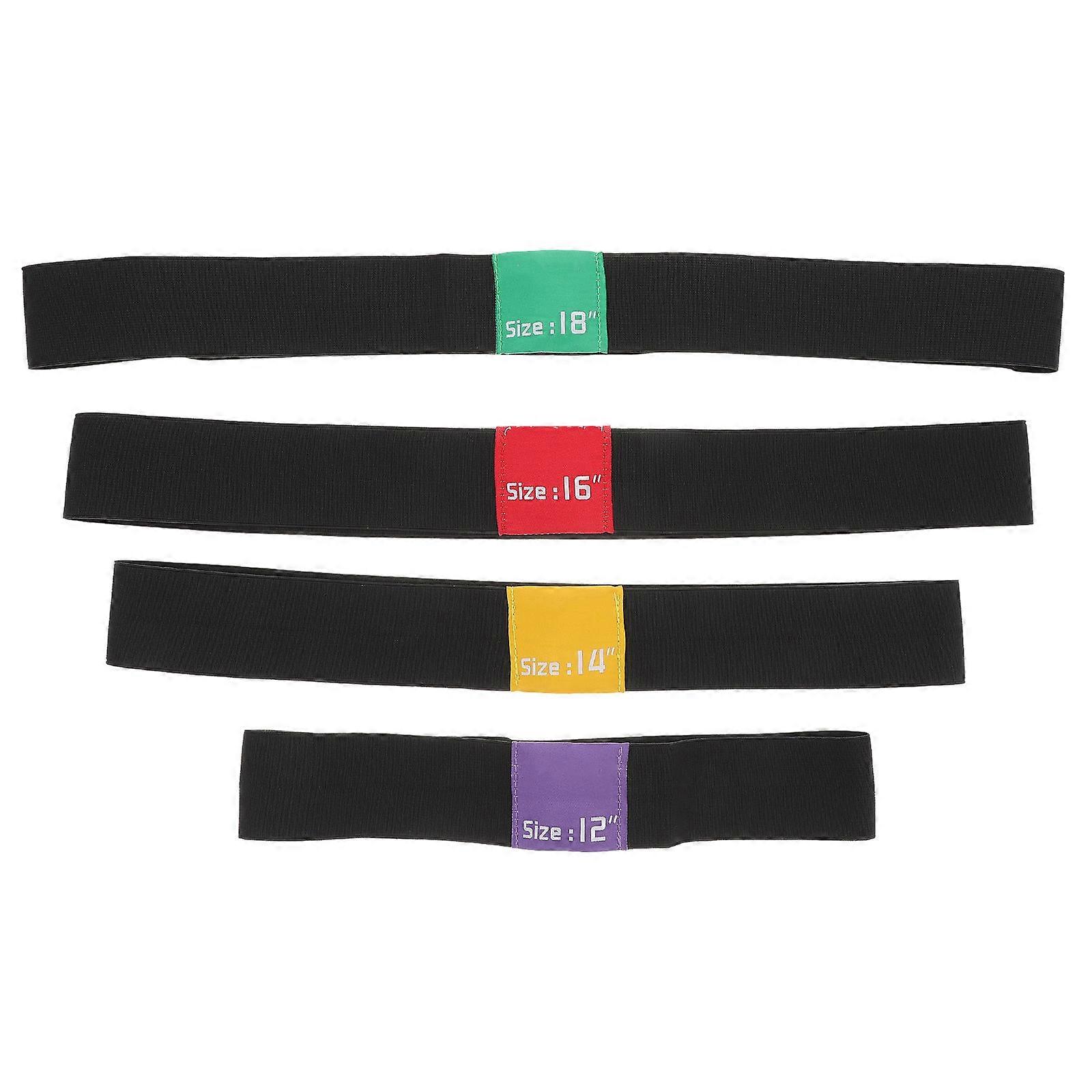 Drumming Practice Pad for Drum Use 24Pcs Elastic Cymbal Mute Belts