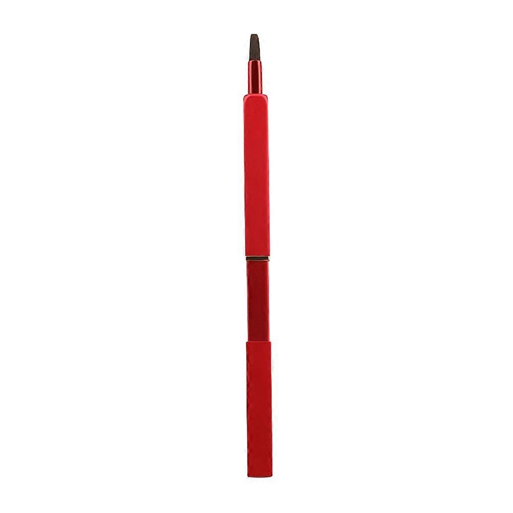 Lip Brush Applicator Retractable Lipbrush for Makeup Use 2Pcs Red