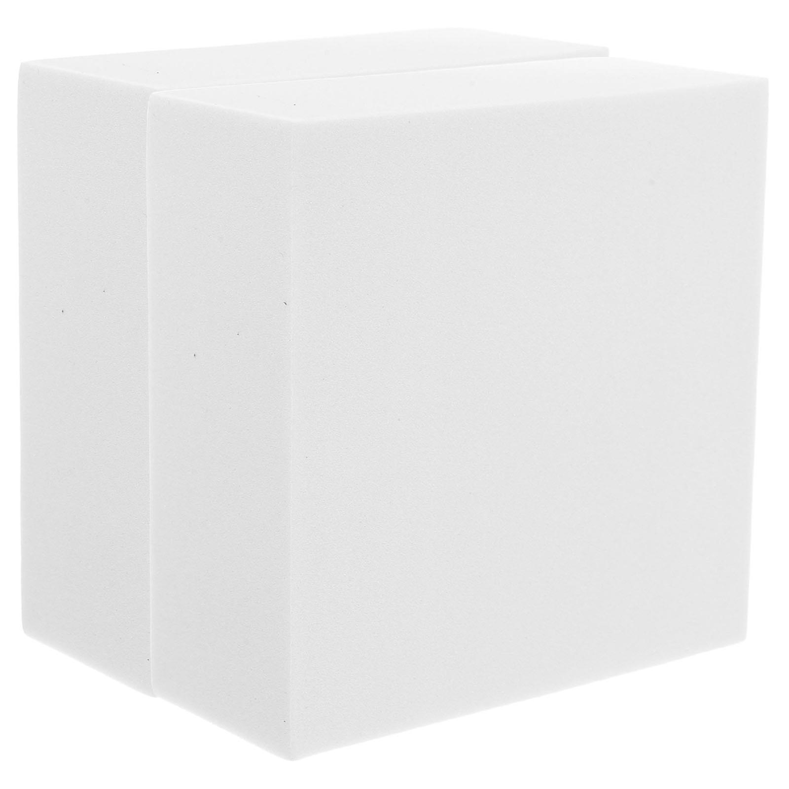 Polystyrene Foam Blocks for Craft 4Pcs White Foam Cubes for DIY Arts