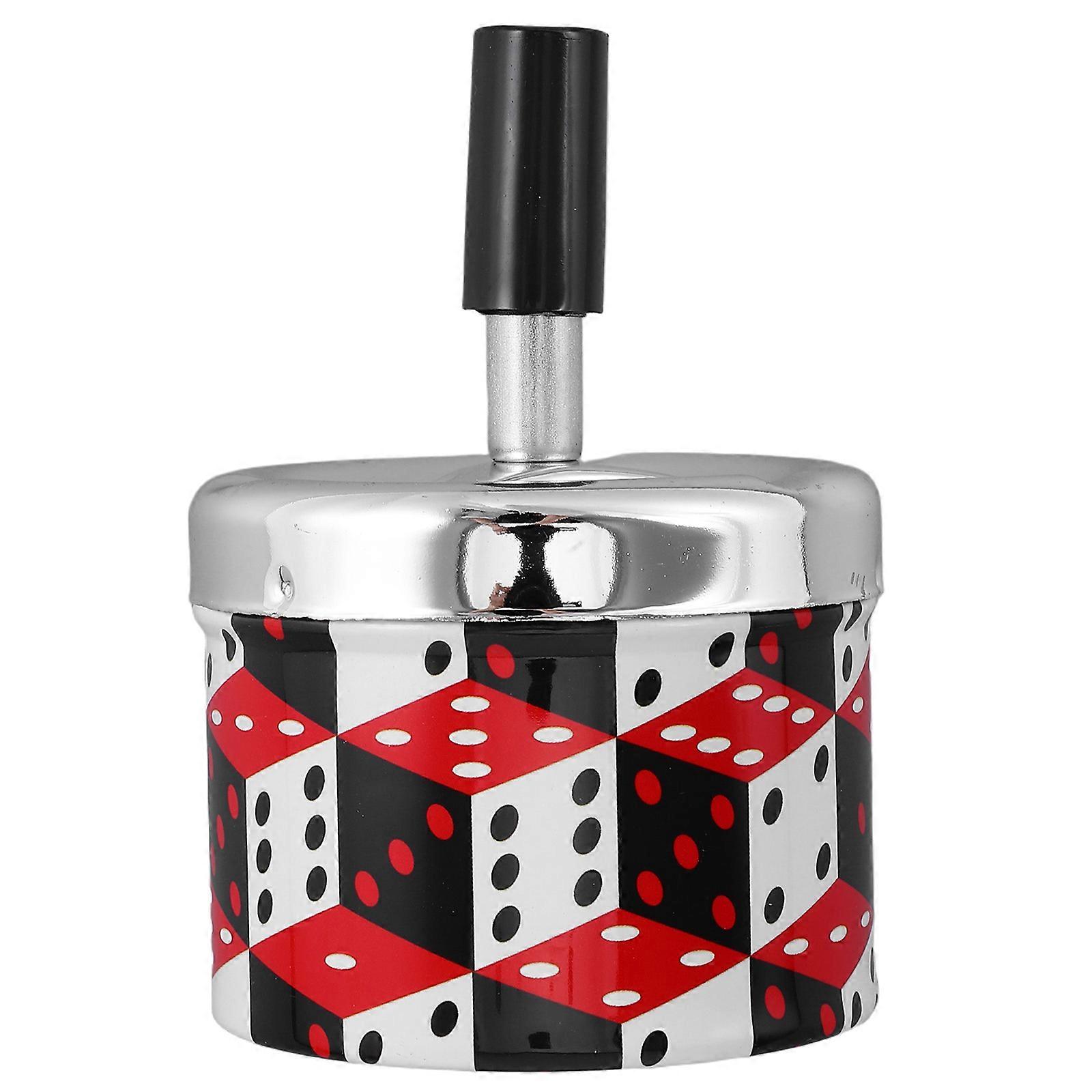 Round Ashtray Holder For Smokers 3Pcs Metal Container With Innovative Design Ideal For Indoor And Outdoor Occasions