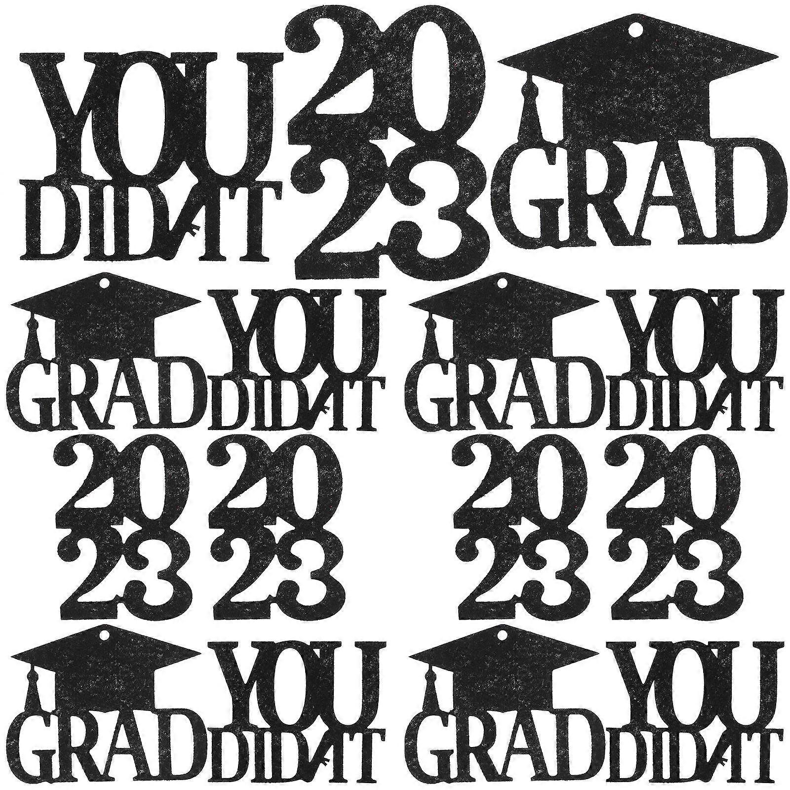 72Pcs Graduation Party Tags Decoration for Grad 2023