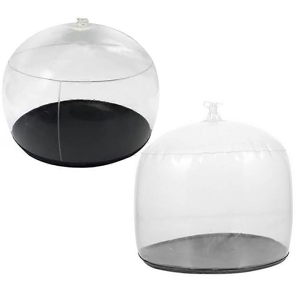 Hat Storage Holder Inflatable Hat Stand for Home Use 4Pcs Transparent