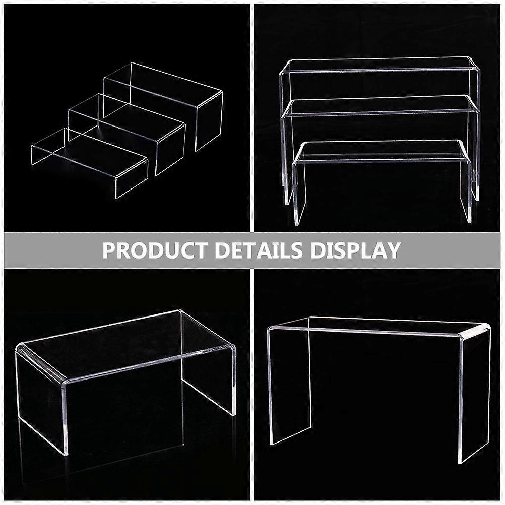 Shoe Display Shelf U-Shaped Acrylic Stand for Display 6Pcs Set
